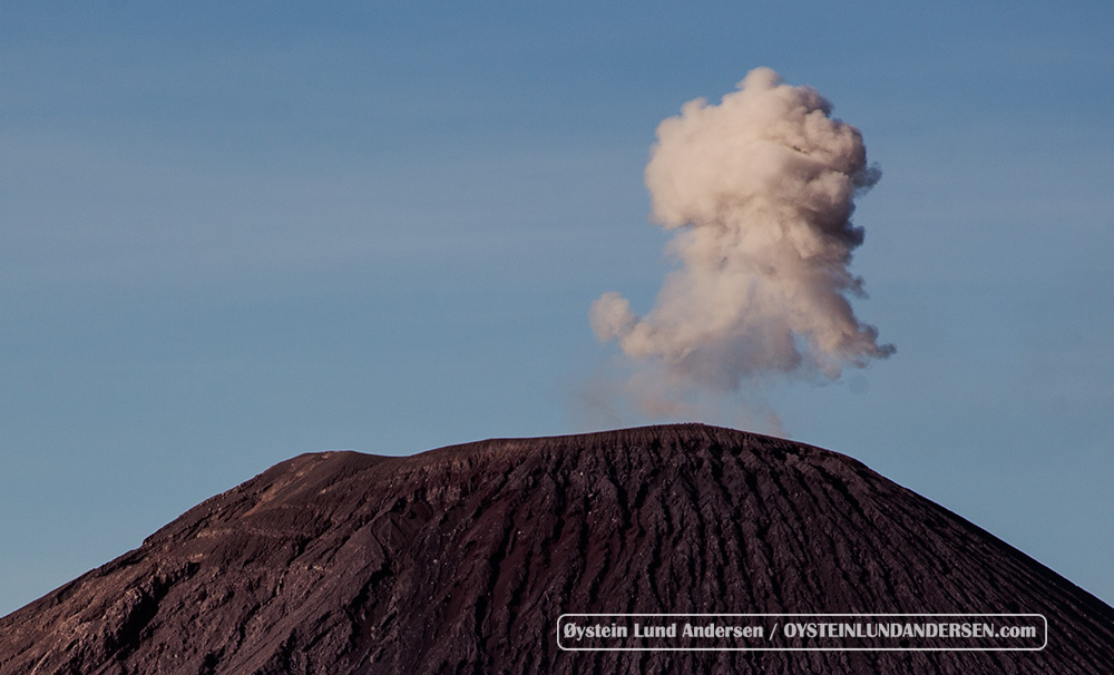 Eruption plume from Semeru.