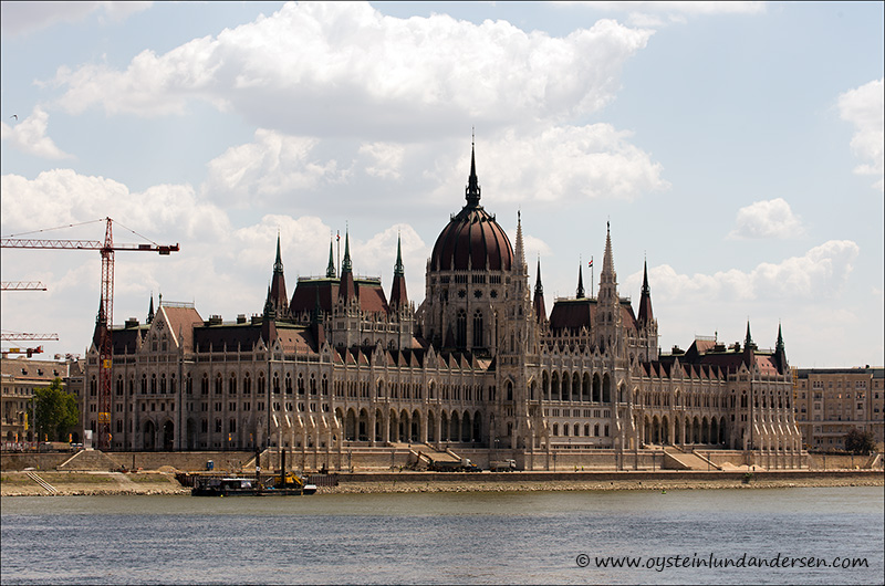 1. The Parliament, built in Neo-Gothic style and located on the bank of the Danube.
