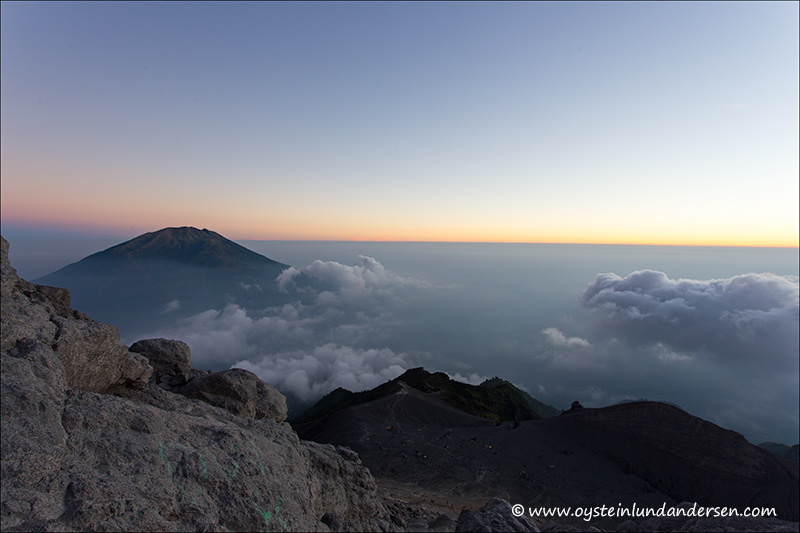 12. View towards the west. Merbabu on the left side.