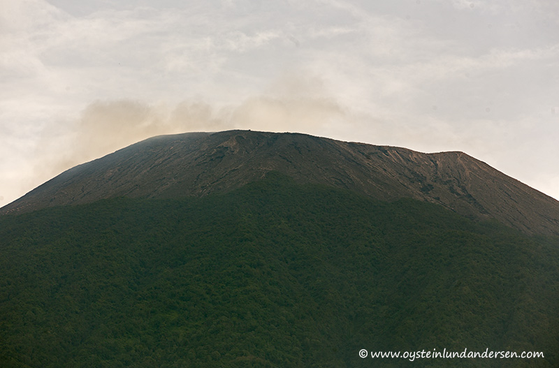 The peak of Slamet as seen from Baturaden. (09:03)