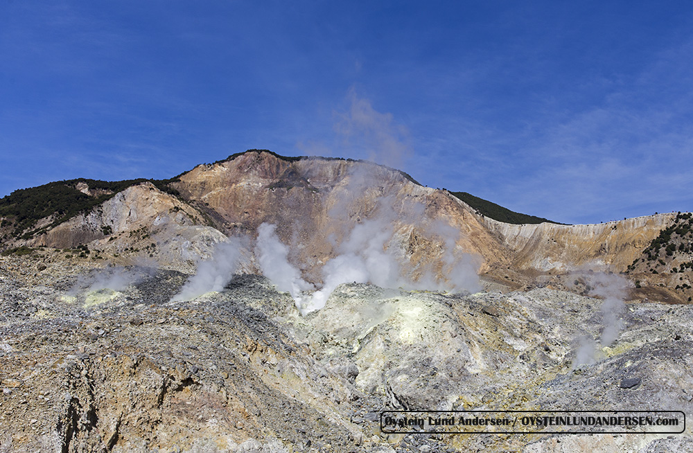 Papandayan volcano Indonesia 2015