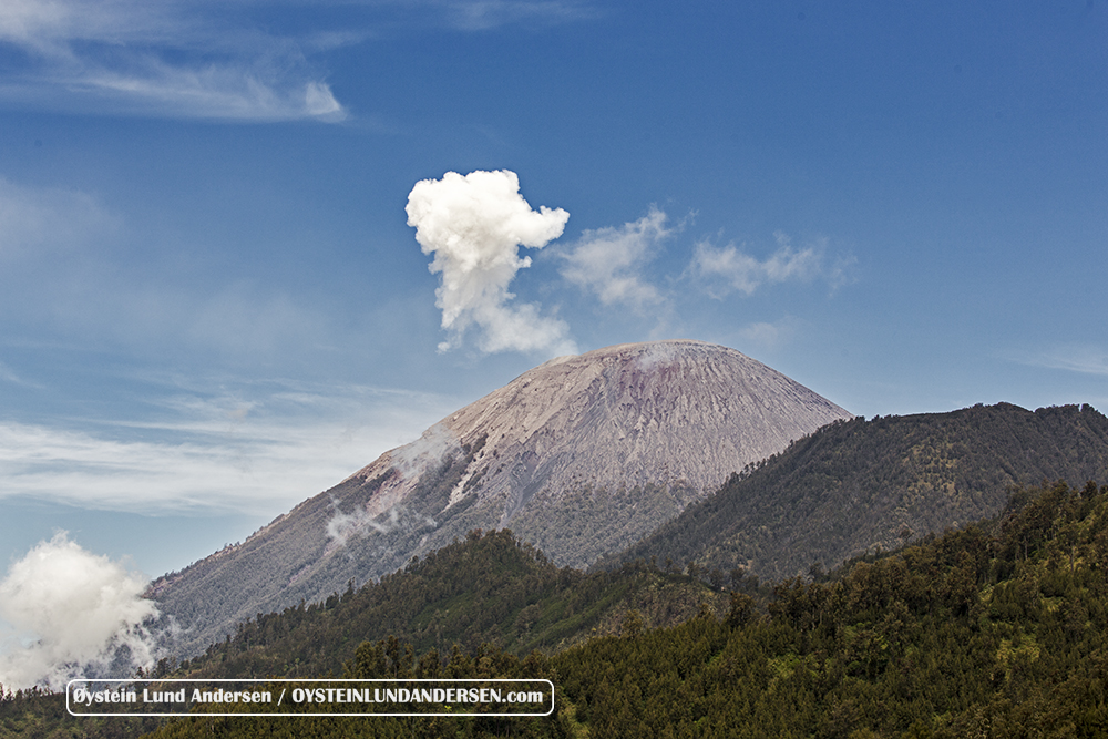 Semeru volcano August 2015 Eruption