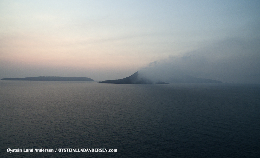 Krakatau, Krakatoa, Volcano, Java, 2015, aerial, photography