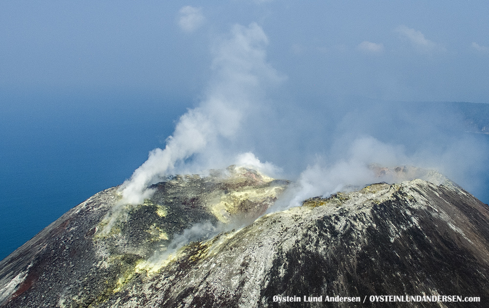Krakatau, Krakatoa, Volcano, Java, 2015, aerial, photography, crater