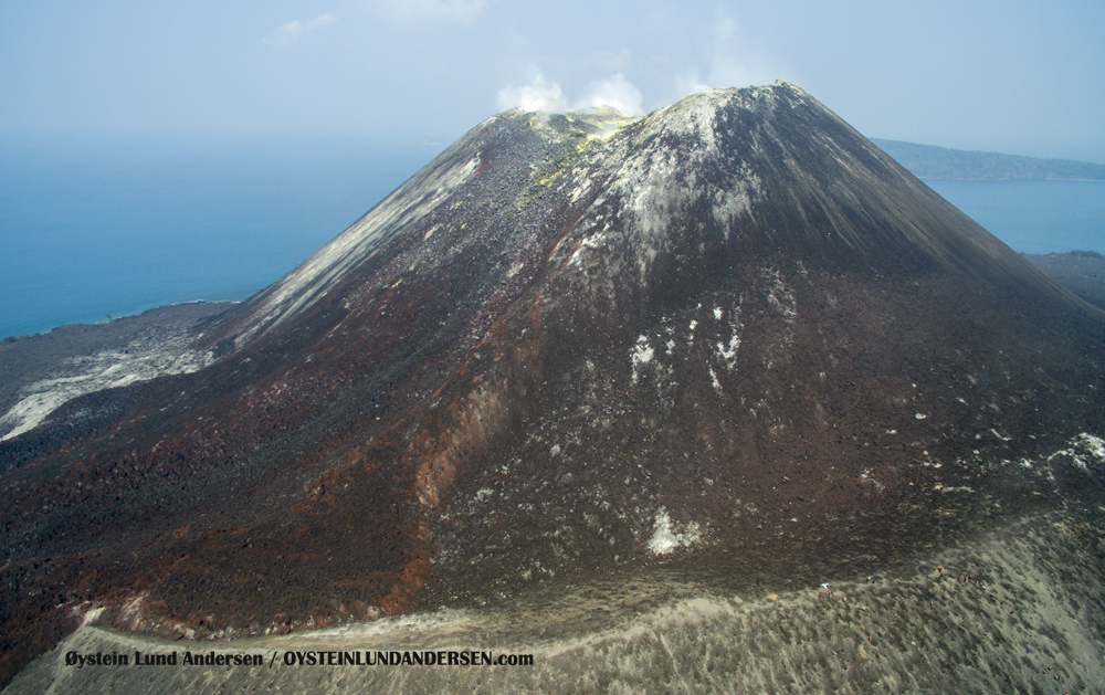 Krakatau, Krakatoa, Volcano, Java, 2015, aerial, photography