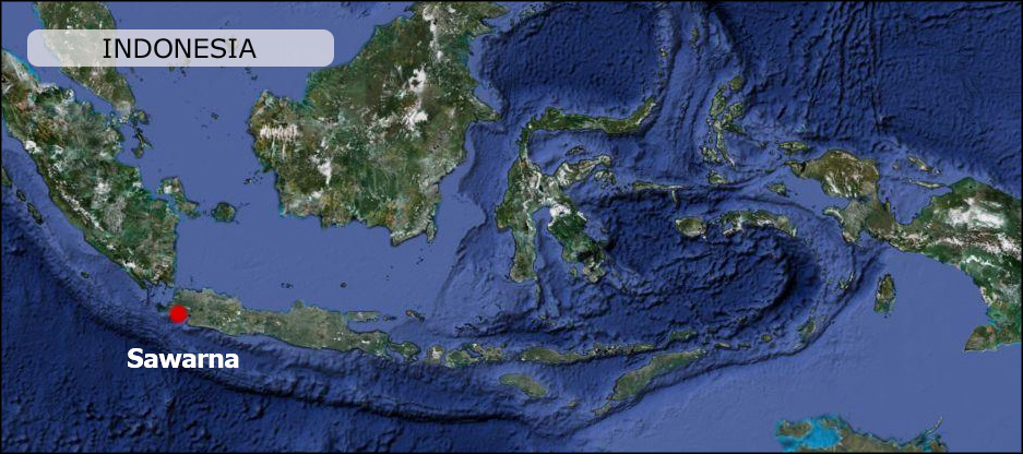 Sawarna beach West Java Indonesia Map Maps Peta Banten