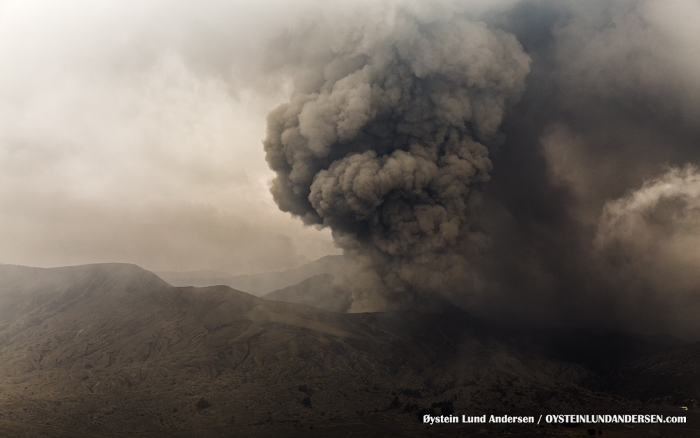 Bromo Eruption 2015 Indonesia Java ash-plume