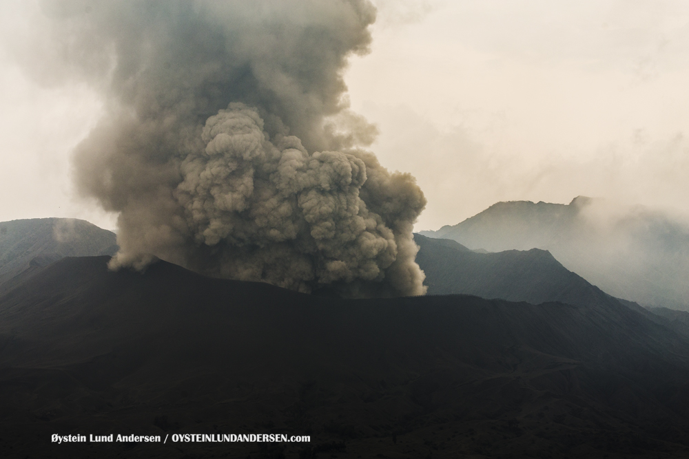 Bromo Eruption 2015 Indonesia ash