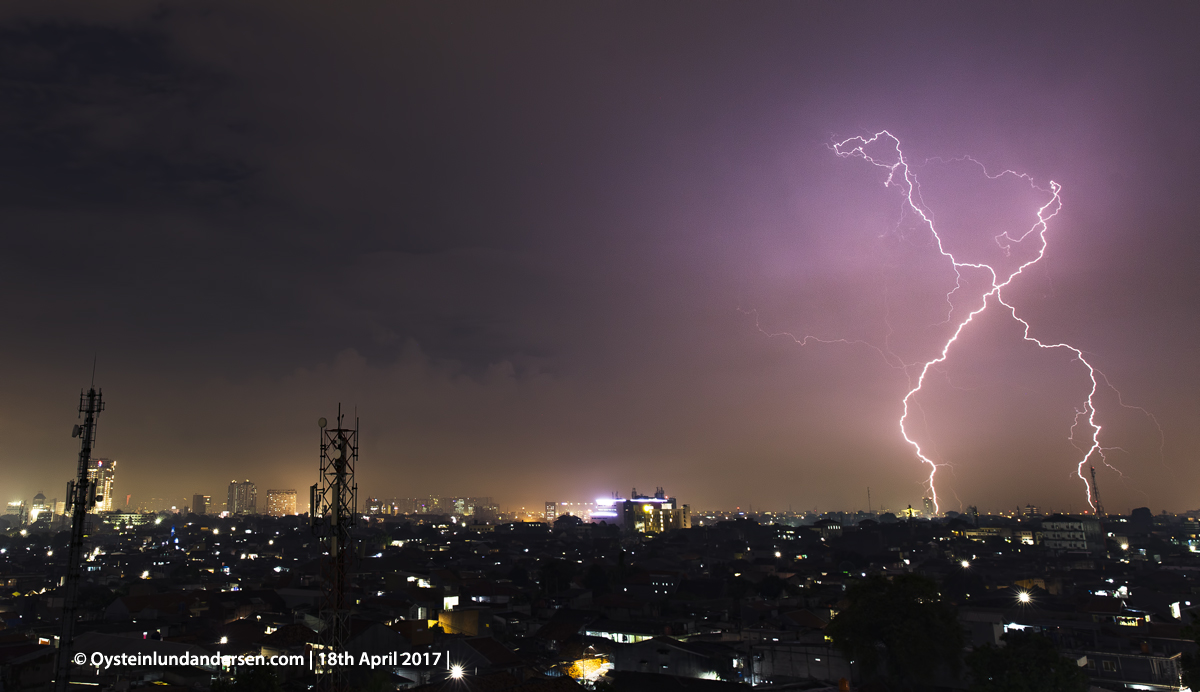 Jakarta 2017 lightning thunderstorm