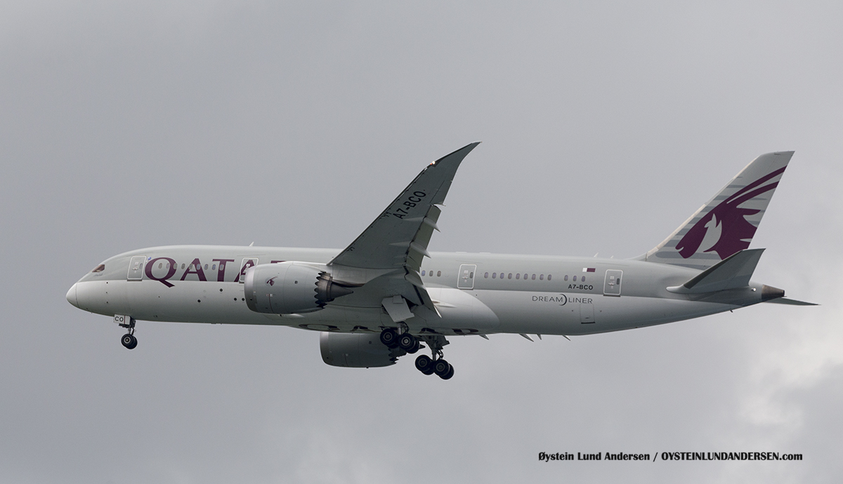 Jakarta Indonesia Qatar Airways - Boeing 787-800 (A7-BCO) 
