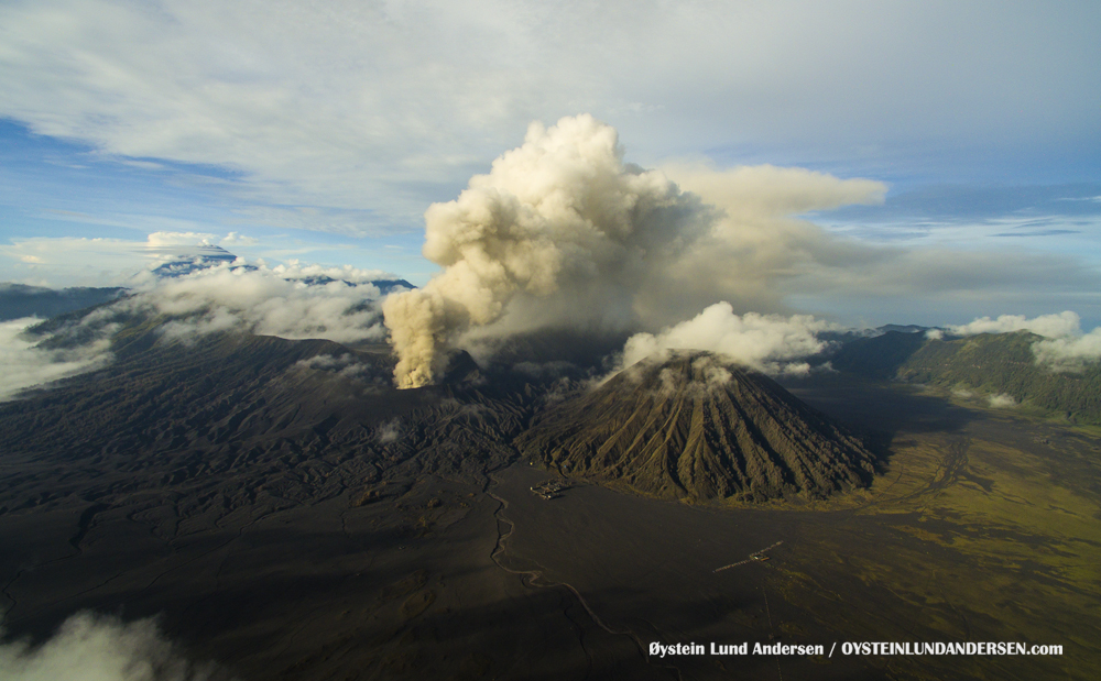 Bromo Eruption February 2016 volcano Indonesia Dji Phantom Aerial photography