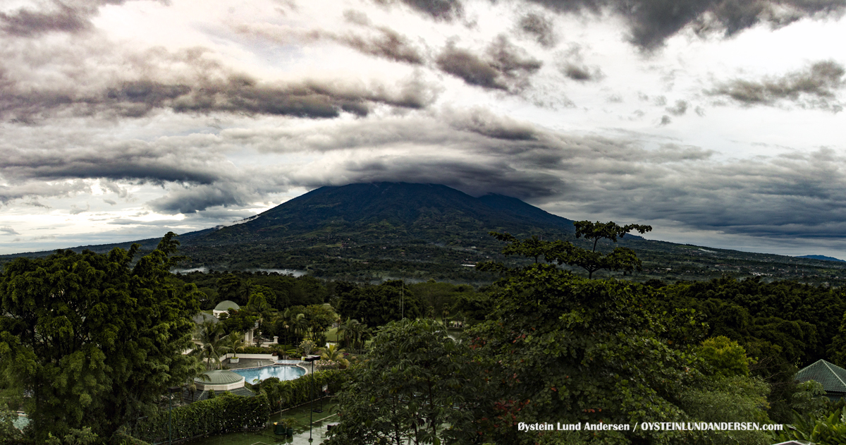 Salak Volcano Gunung Mountain Bogor R rancamaya