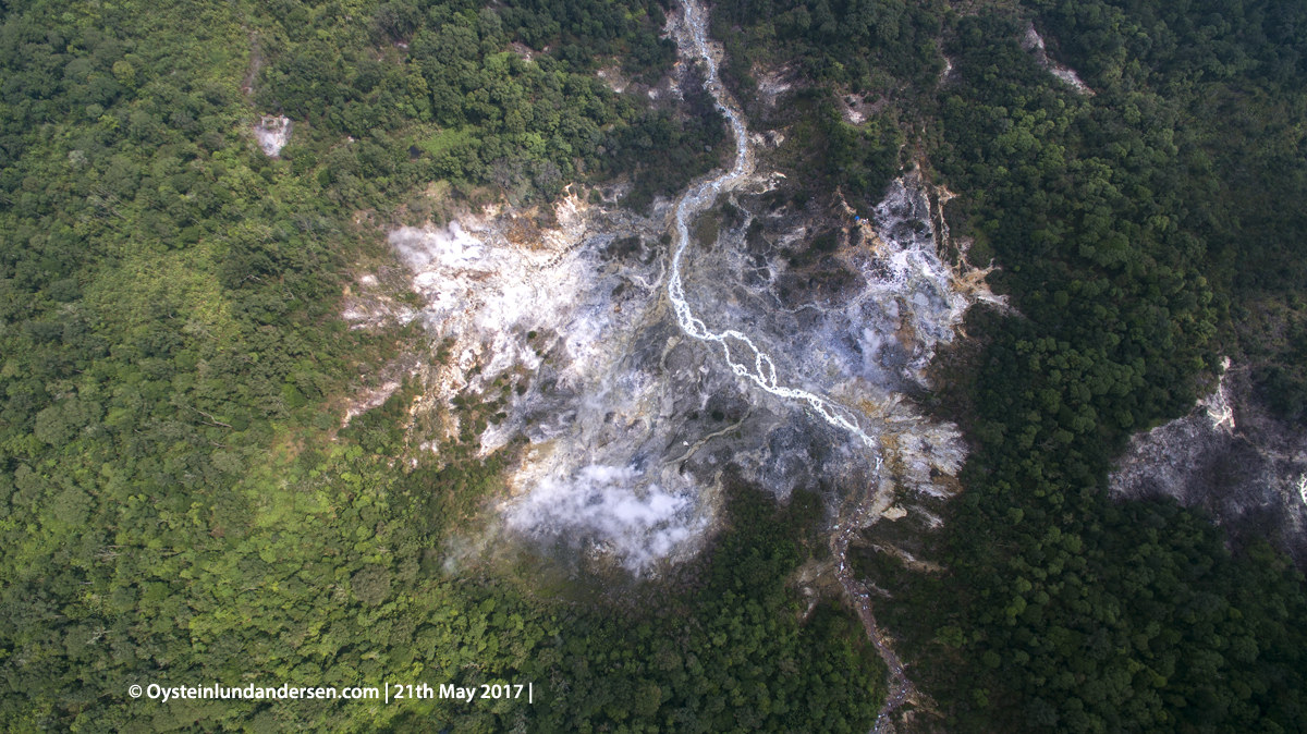 Salak volcano Indonesia Java Dji Phantom aerial gunung-salak 2017