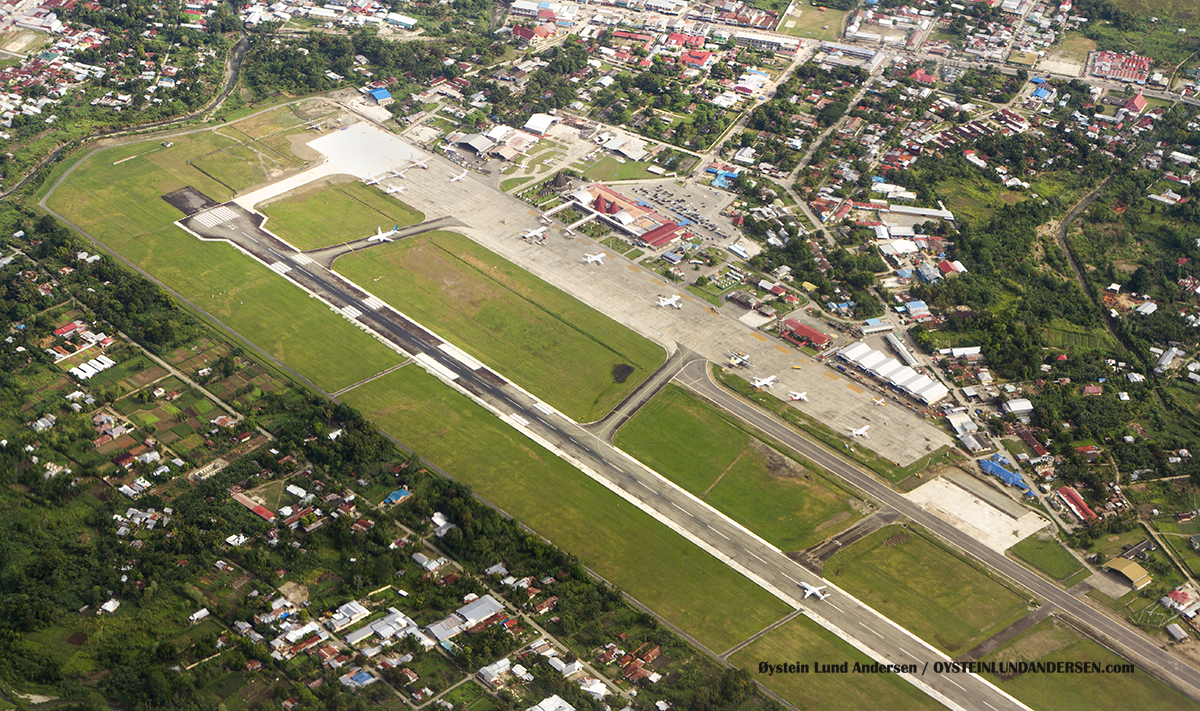 Sentani Airport Aerial Jayapura Papua