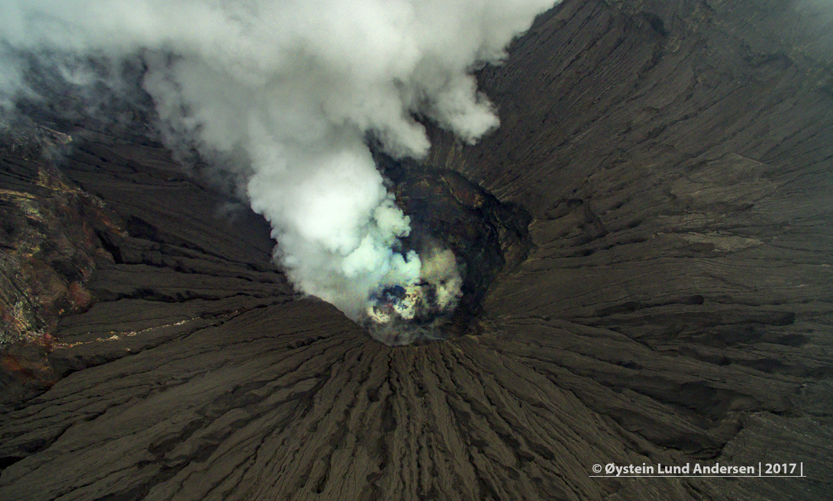 dji aerial Bromo Volcano Indonesia Java Tengger 2017