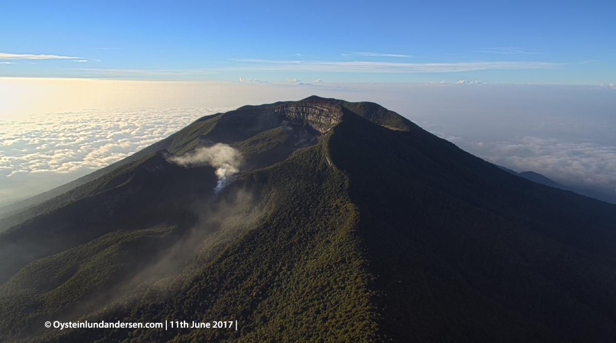 Gede-pangrango volcano crater indonesia gunung-api gede 2017
