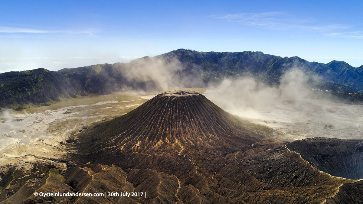 Bromo Indonesia Volcano July August 2017 DJI Aerial