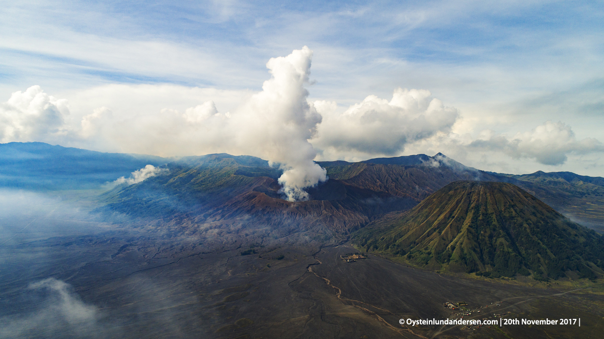 Bromo Volcano Tengger Indonesia East-JAva 2017 November Aerial Phantom 4