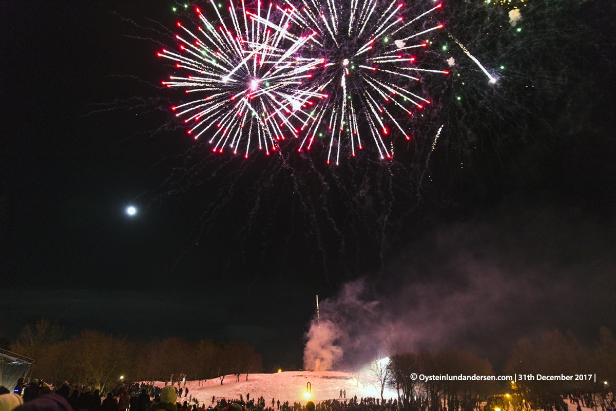 fireworks bodø norway nyttårsaften show 2017