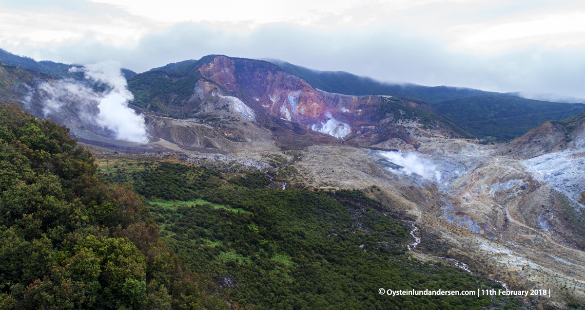 Papandayan Volcano Gunung Garut Indonesia 2018
