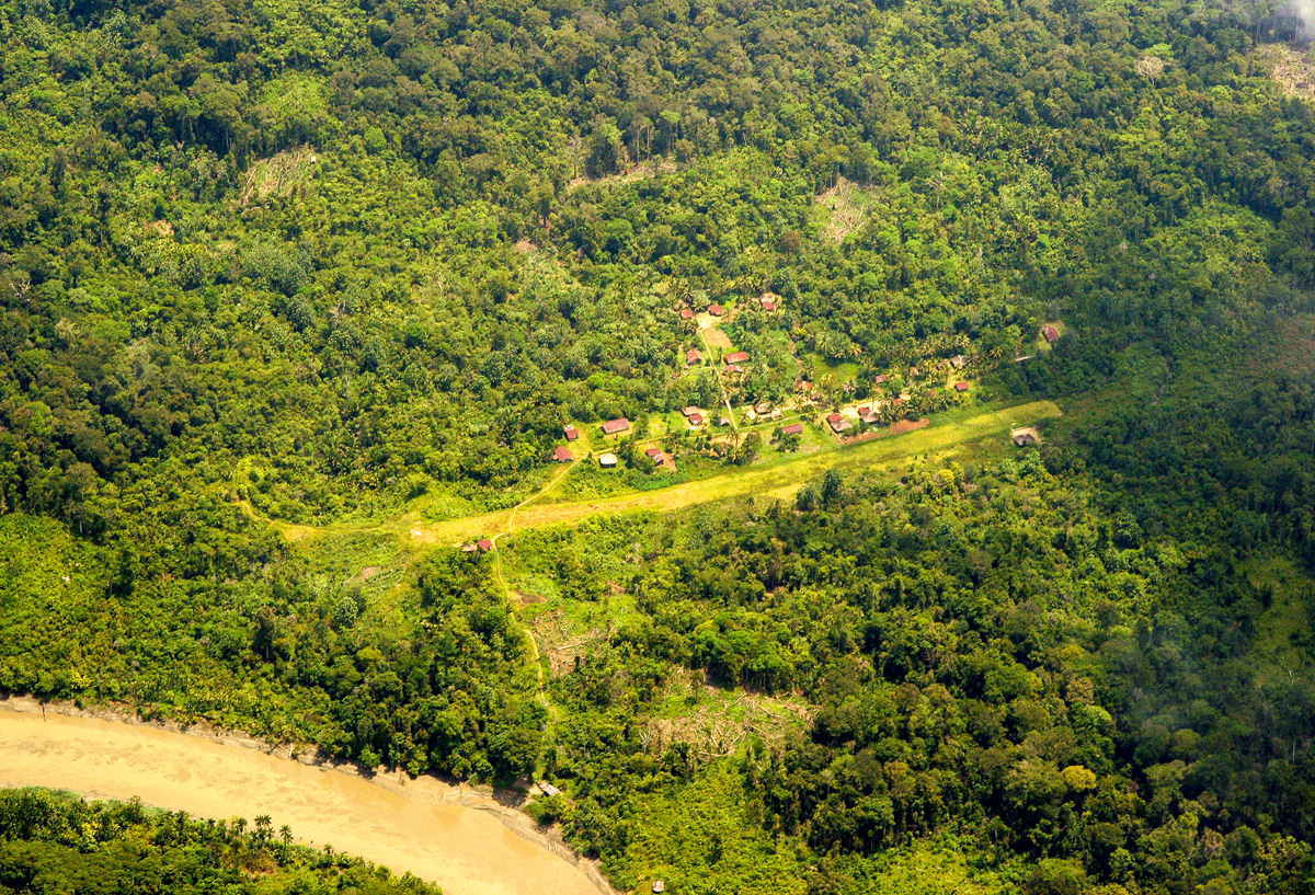 aurina aerial photo papua westpapua