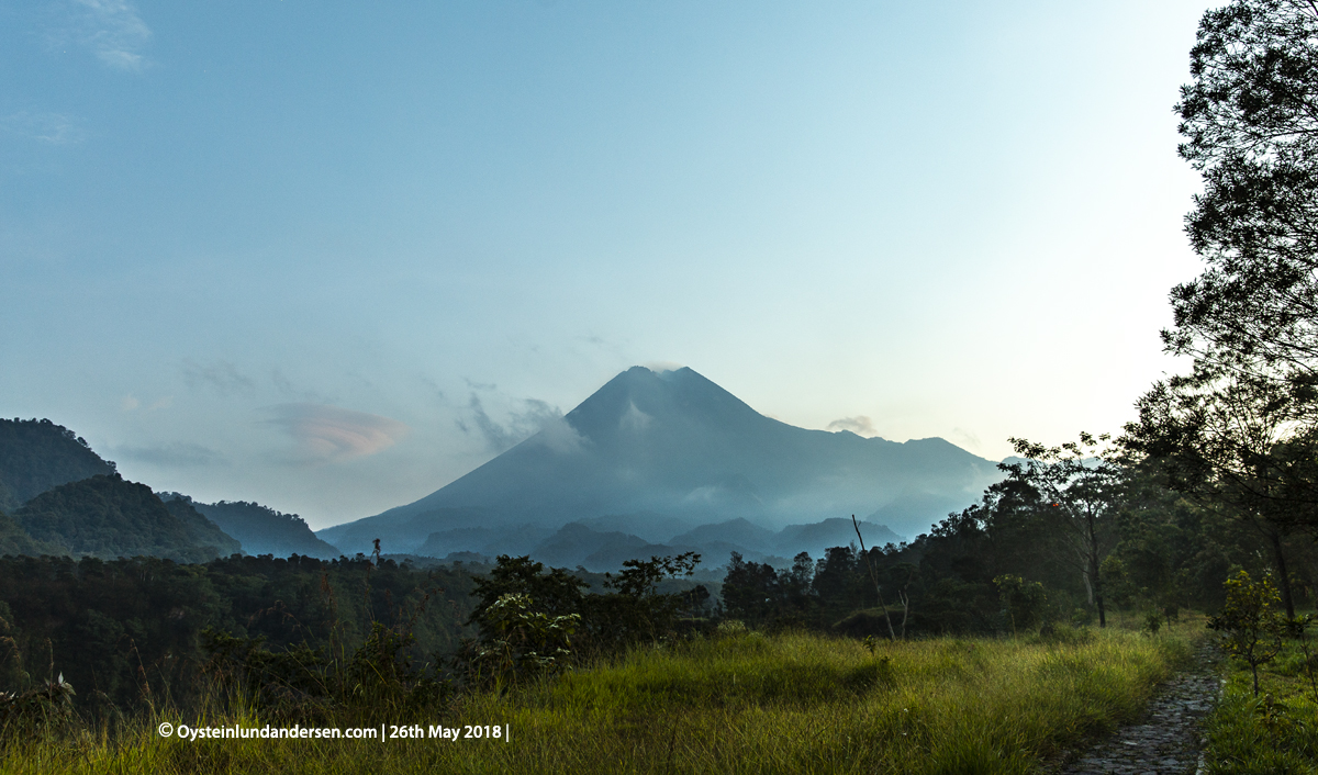 Merapi volcano May 2018 Indonesia Yogyakarta 