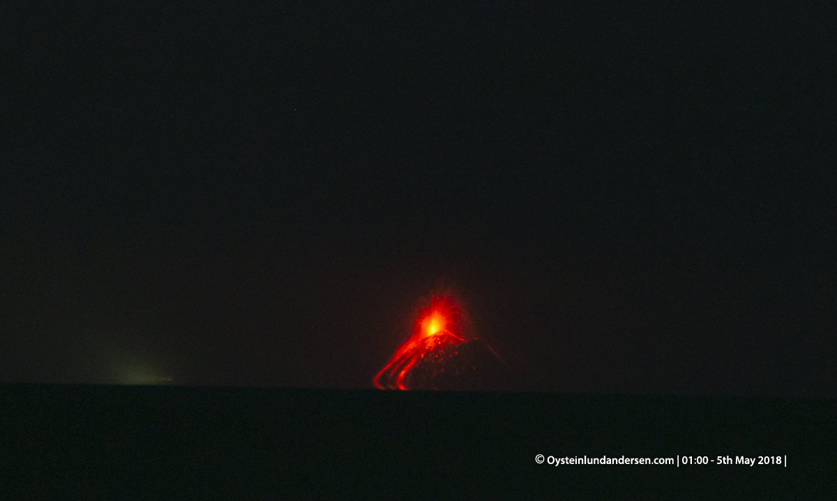 Krakatau from dari anyer volcano krakatoa volcano indonesia