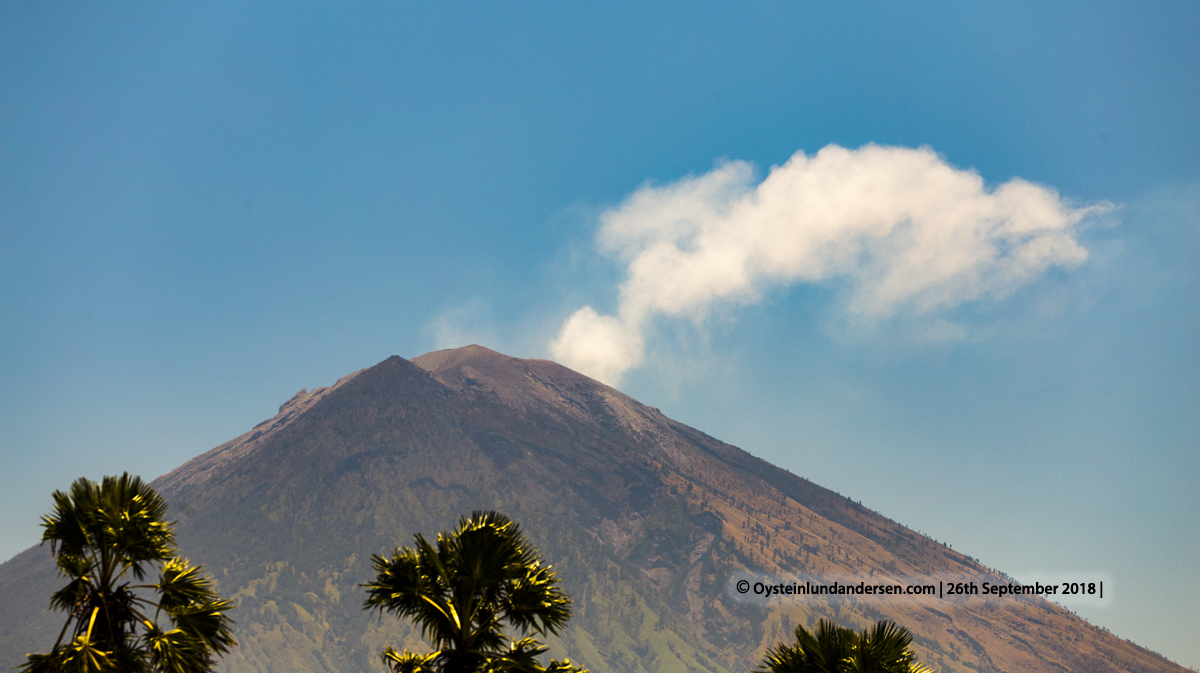 Agung Volcano Bali September 2018