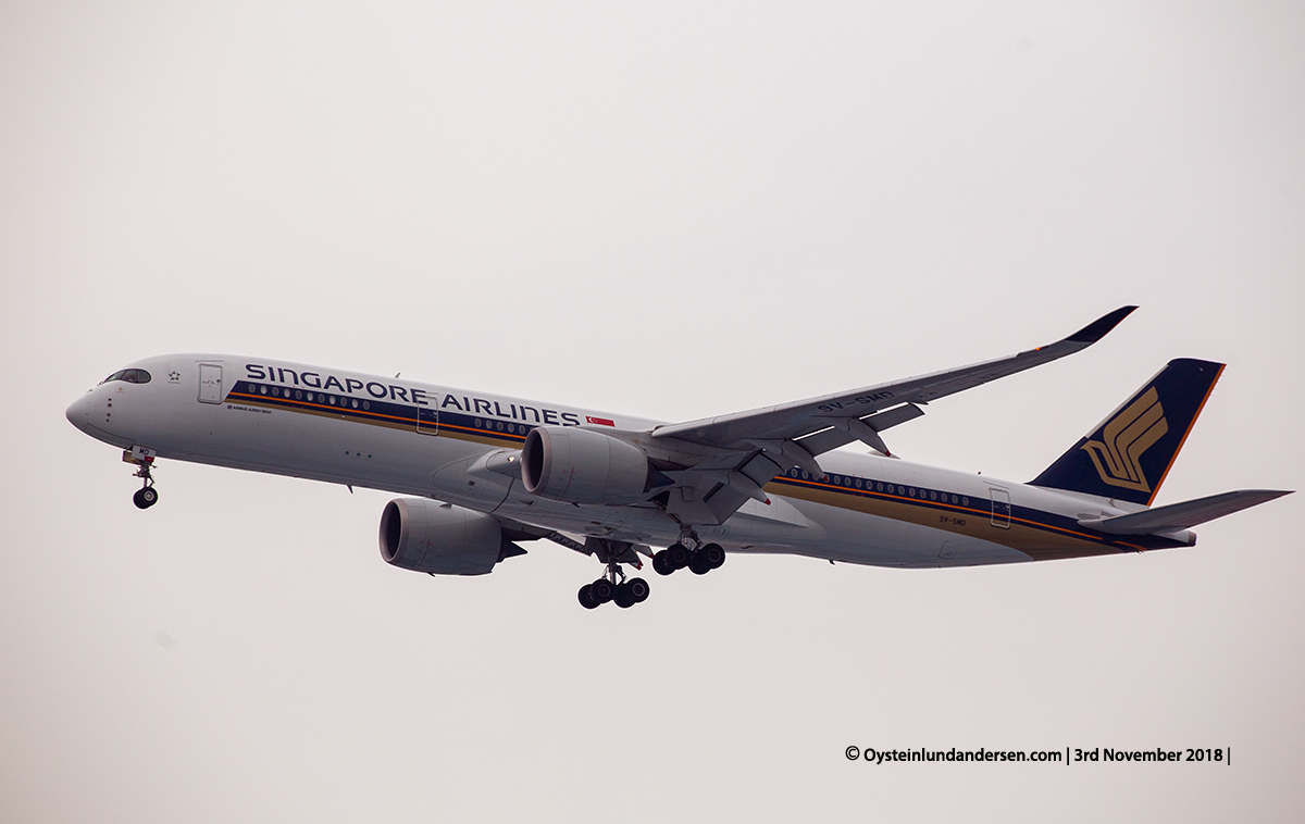 Singapore Airlines Airbus 350-900 9V-SMD
