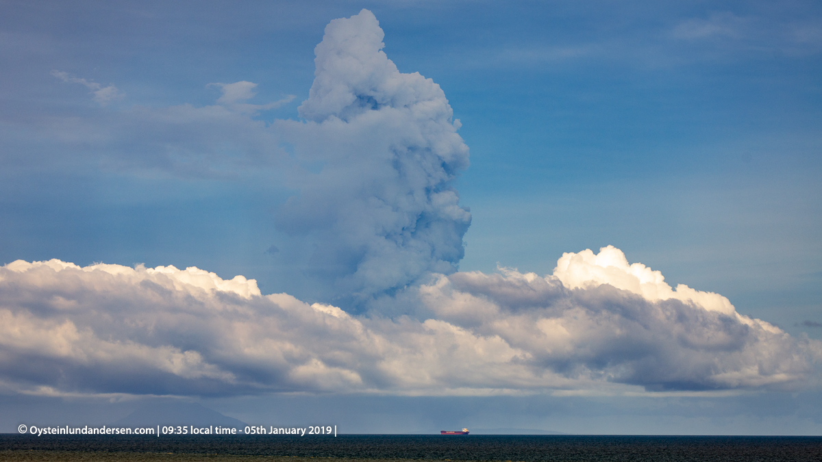 Krakatau volcano Krakatoa Anak-Krakatau 2019 Hydro Surtseyan eruption Indonesia Sunda