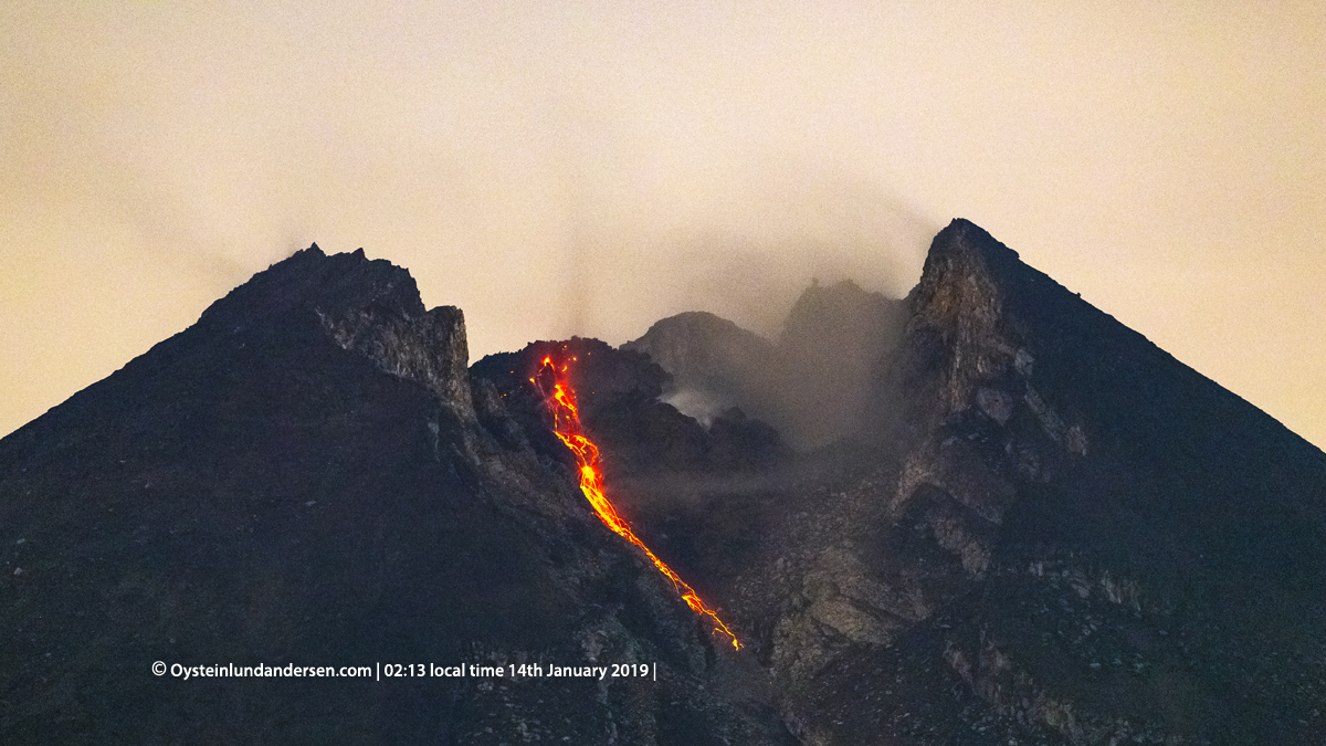 Merapi volcano lava-dome Indonesia Yogyakarta lava