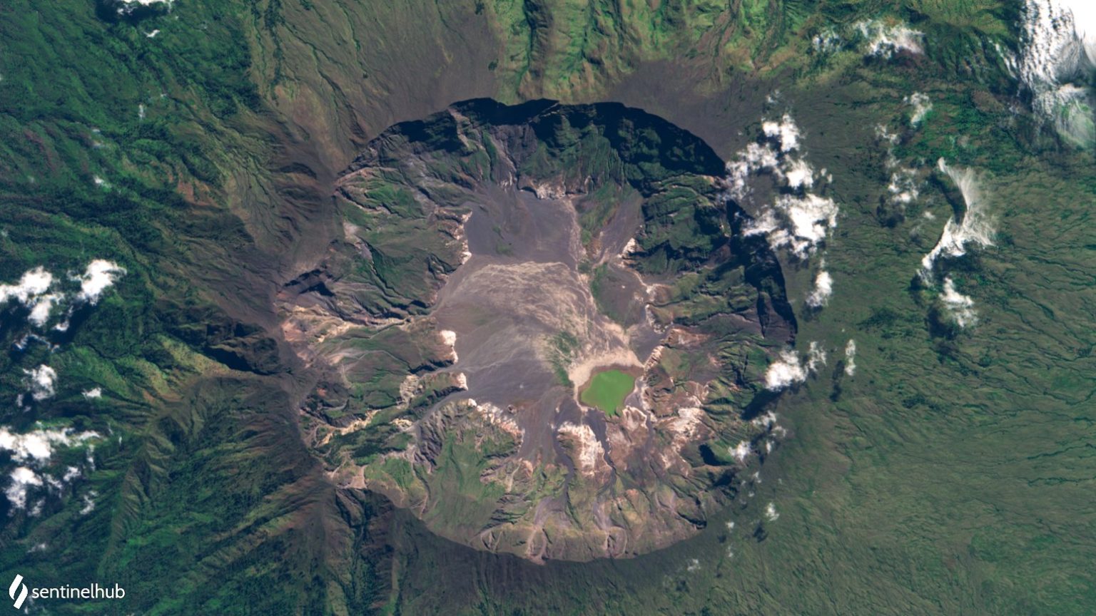 Mount Tambora Erupts