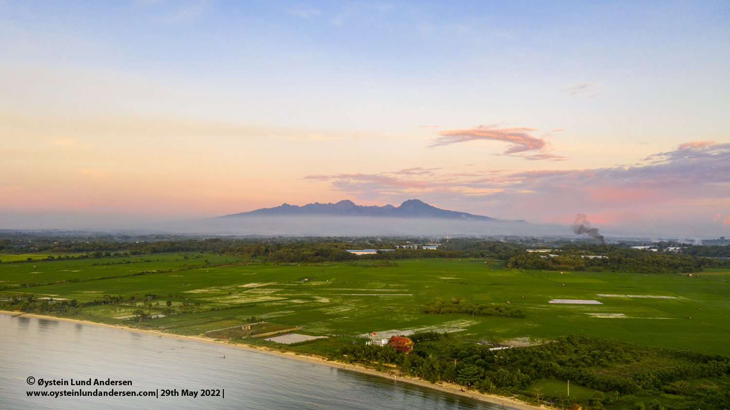 muria, volcano, indonesia, drone, aerial